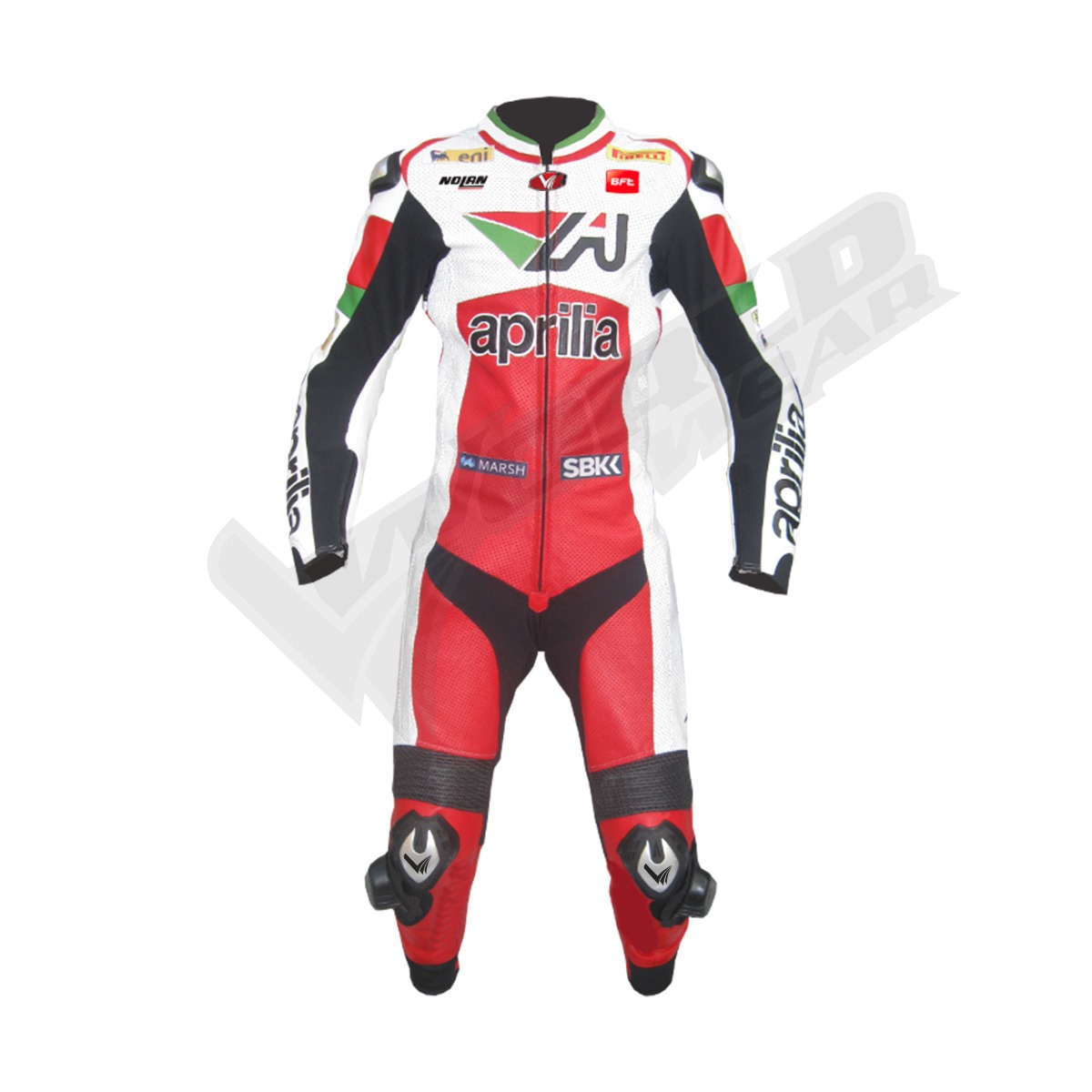 Aprilia SBK 2014 Men Motorbike Racing Leather Suit; motorbike racing suit for men; motorcycle leather suit; racing leather suit for men; men's motorbike suit; leather racing suit; high-performance leather suit; CE approved racing suit; professional motorbike racing suit; men's protective leather suit; motorbike suit with armor; motorcycle racing suit with protection; durable leather racing suit; custom fit motorbike suit; motorcycle racing gear for men; perforated leather racing suit; men's racing leather gear; track racing leather suit; men's leather motorcycle suit; protective leather suit for bikers; full-body leather racing suit for men