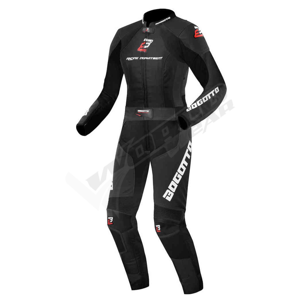 Bogotto Misano Black Women Two Piece Motorbike Raceing Letaher Suit; CE approved racing suit; professional motorbike racing suit; men's protective leather suit; motorbike suit with armor; motorcycle racing suit with protection; durable leather racing suit; custom fit motorbike suit; motorcycle racing gear for men; perforated leather racing suit; men's racing leather gear; track racing leather suit; men's leather motorcycle suit; protective leather suit for bikers; full-body leather racing suit for men