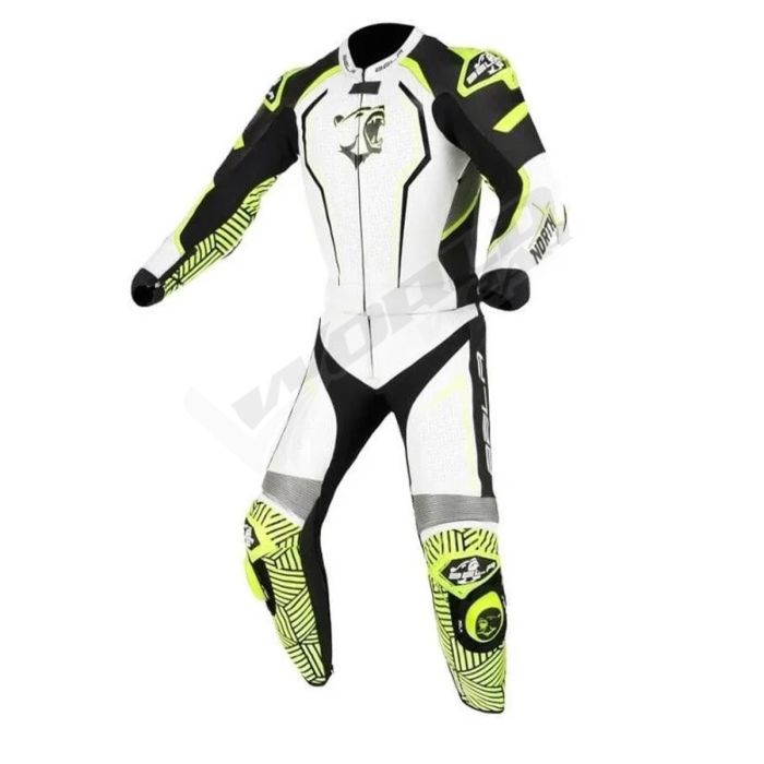 Bela Rocket White Women 2Piece Motorbike Raceing Letaher Suit