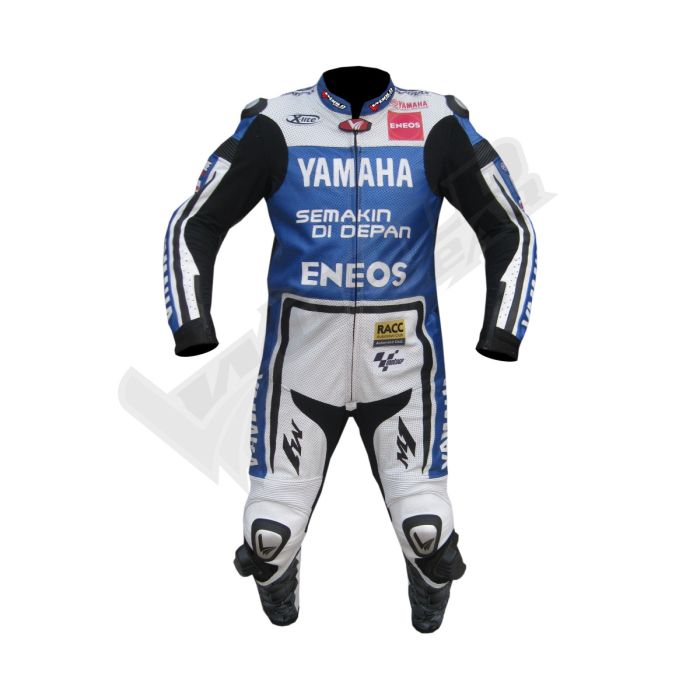 Jorge Lorenzo Yamaha Motogp 2014 Men Motorbike Racing Leather Suit
