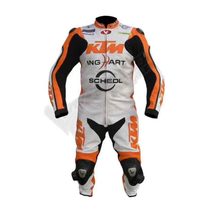 Stefan Nebel KTM 2014 Men Motorbike Racing Leather Suit