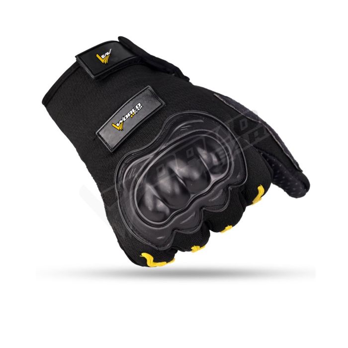 Worldwear Motorbike Racing Leather Gloves