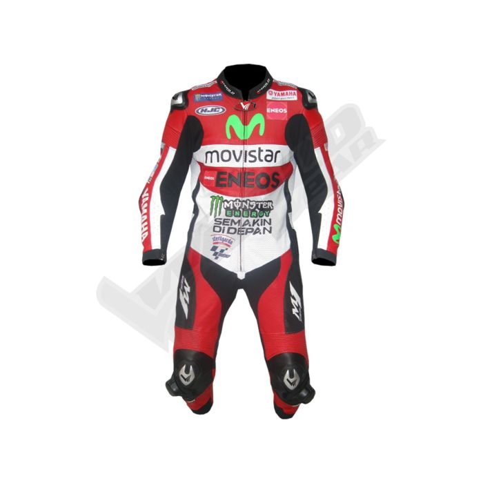 Yamaha Monster Energy Motogp 2014 Men Motorbike Racing Leather Suit