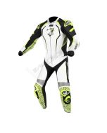 Bela Rocket White Women 2Piece Motorbike Raceing Letaher Suit