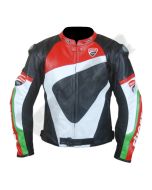 Ducati Men Motorbike Raceing Leather Jacket