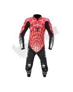 Kawaski Ninija Spiderman 2016 Men Motorbike Racing Leather Suit