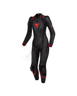Shima Muira One Piece Red Black Women Motorbike Raceing Letaher Suit