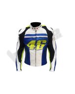 VR46 D2 2015 Men Motorbike Raceing Leather Jacket