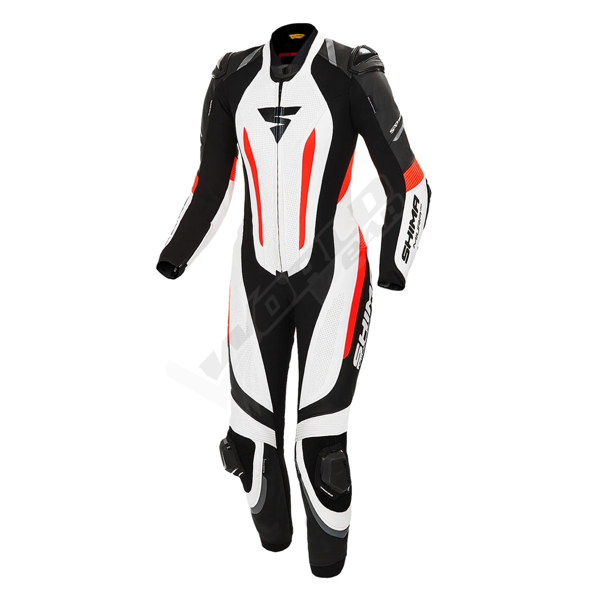 Shima Apex 1Piece Women's Motorbike Raceing Letaher Suit; CE approved racing suit; professional motorbike racing suit; men's protective leather suit; motorbike suit with armor; motorcycle racing suit with protection; durable leather racing suit; custom fit motorbike suit; motorcycle racing gear for men; perforated leather racing suit; men's racing leather gear; track racing leather suit; men's leather motorcycle suit; protective leather suit for bikers; full-body leather racing suit for men