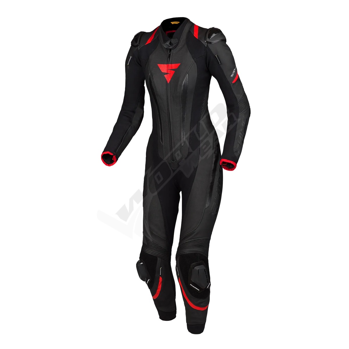 Shima Muira One Piece Red Black Women Motorbike Raceing Letaher Suit; CE approved racing suit; professional motorbike racing suit; men's protective leather suit; motorbike suit with armor; motorcycle racing suit with protection; durable leather racing suit; custom fit motorbike suit; motorcycle racing gear for men; perforated leather racing suit; men's racing leather gear; track racing leather suit; men's leather motorcycle suit; protective leather suit for bikers; full-body leather racing suit for men